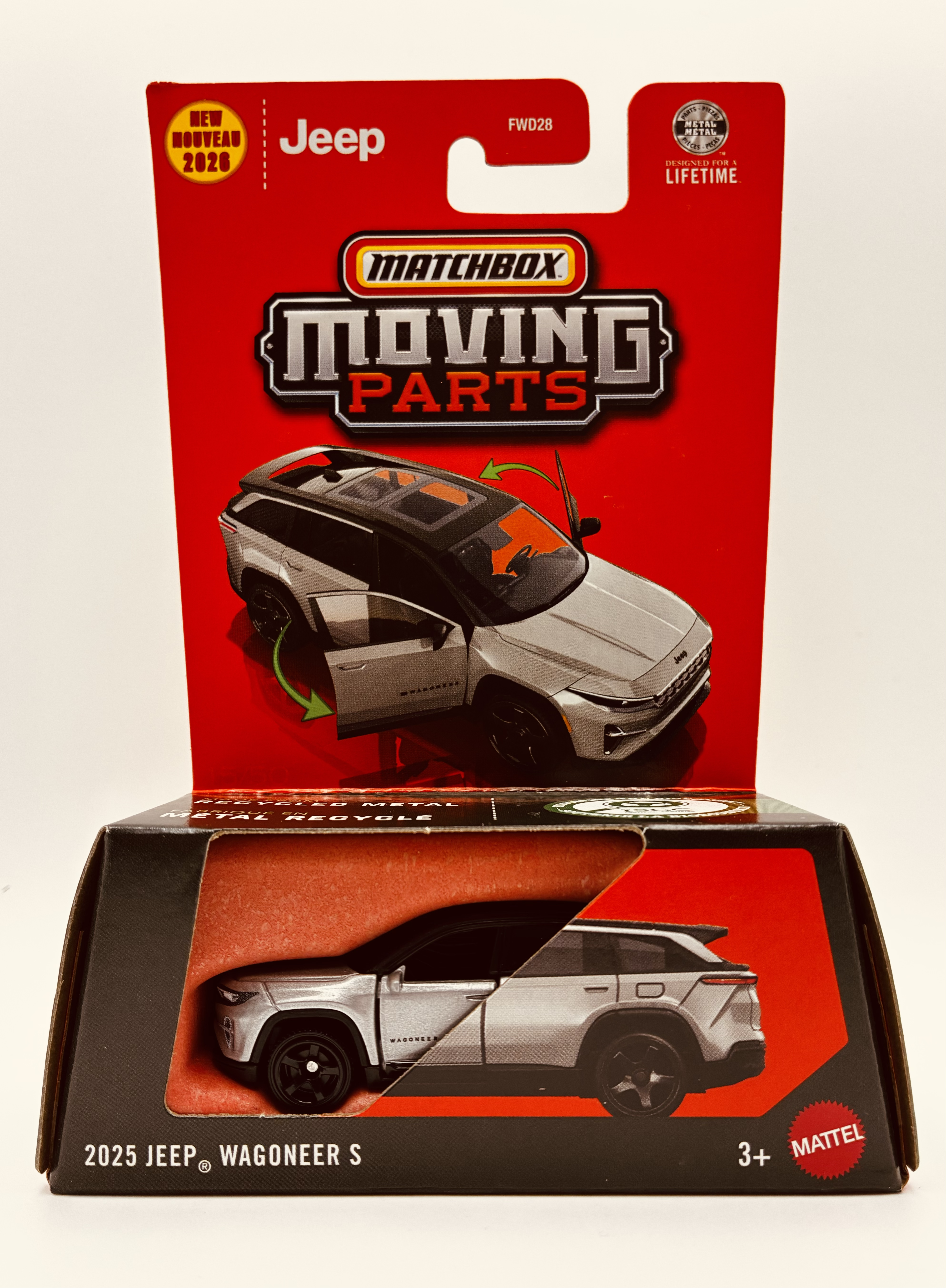 2025 Jeep Wagoneer S Matchbox Moving Parts 2026 Mix 3 Vehicles (Assorted)