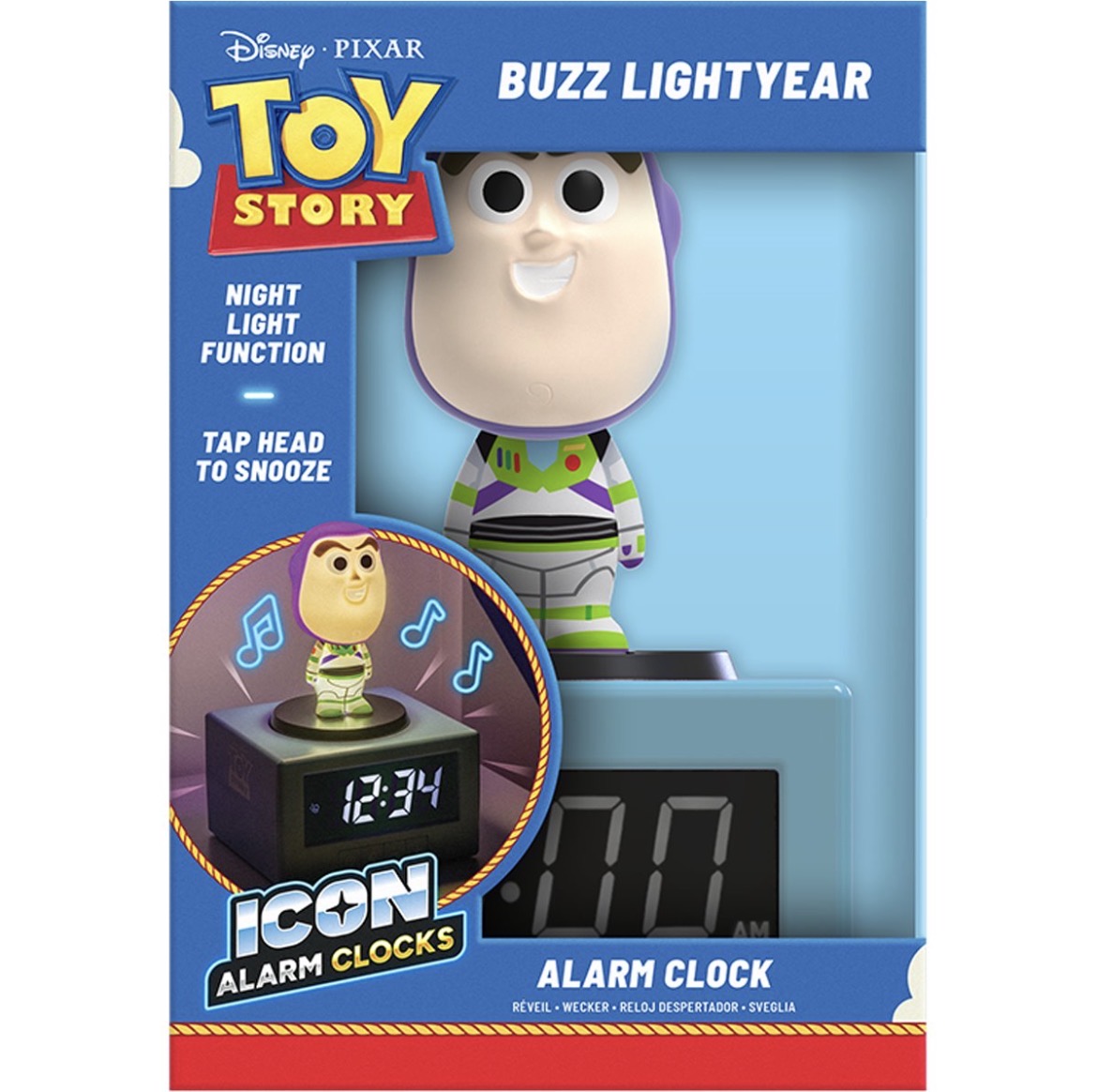 Toy Story Buzz Lightyear Icon Alarm Clock view 2