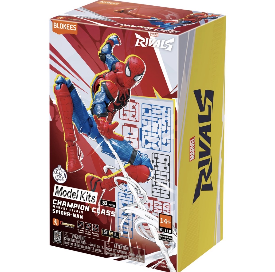 Marvel Rivals Spider-Man Champion Class 06 Blokees Model Kit